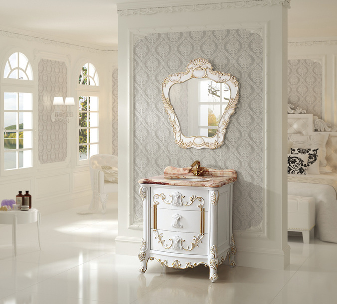 White Bathroom Vanity Design Ideas